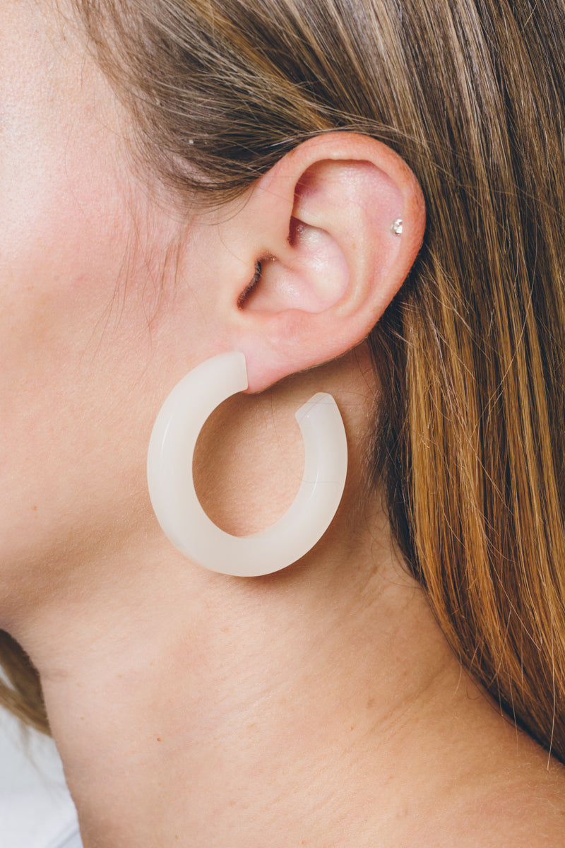 Time Turner Hoop Earrings | Amber