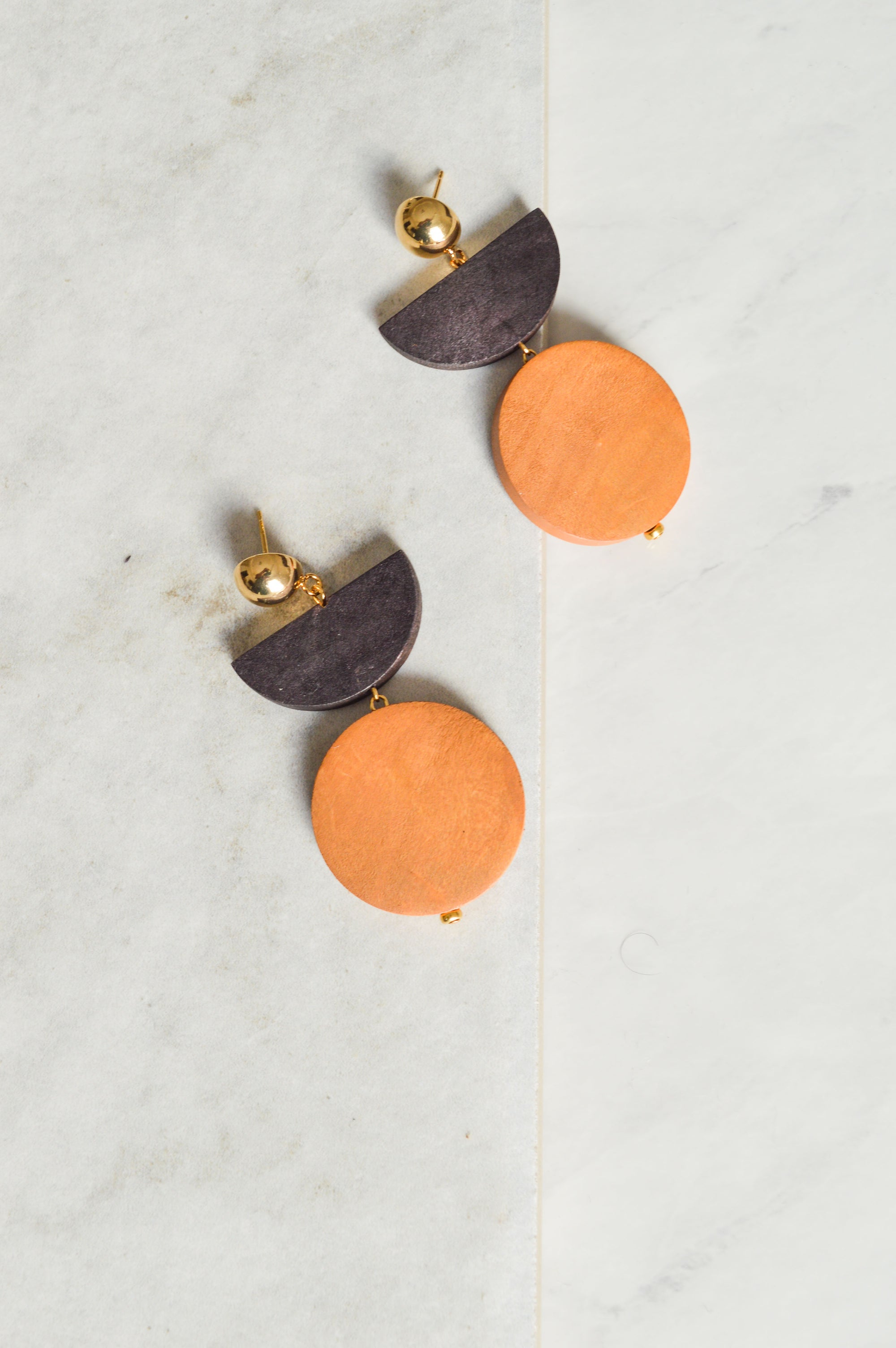 Lovina Wood Drop Earrings