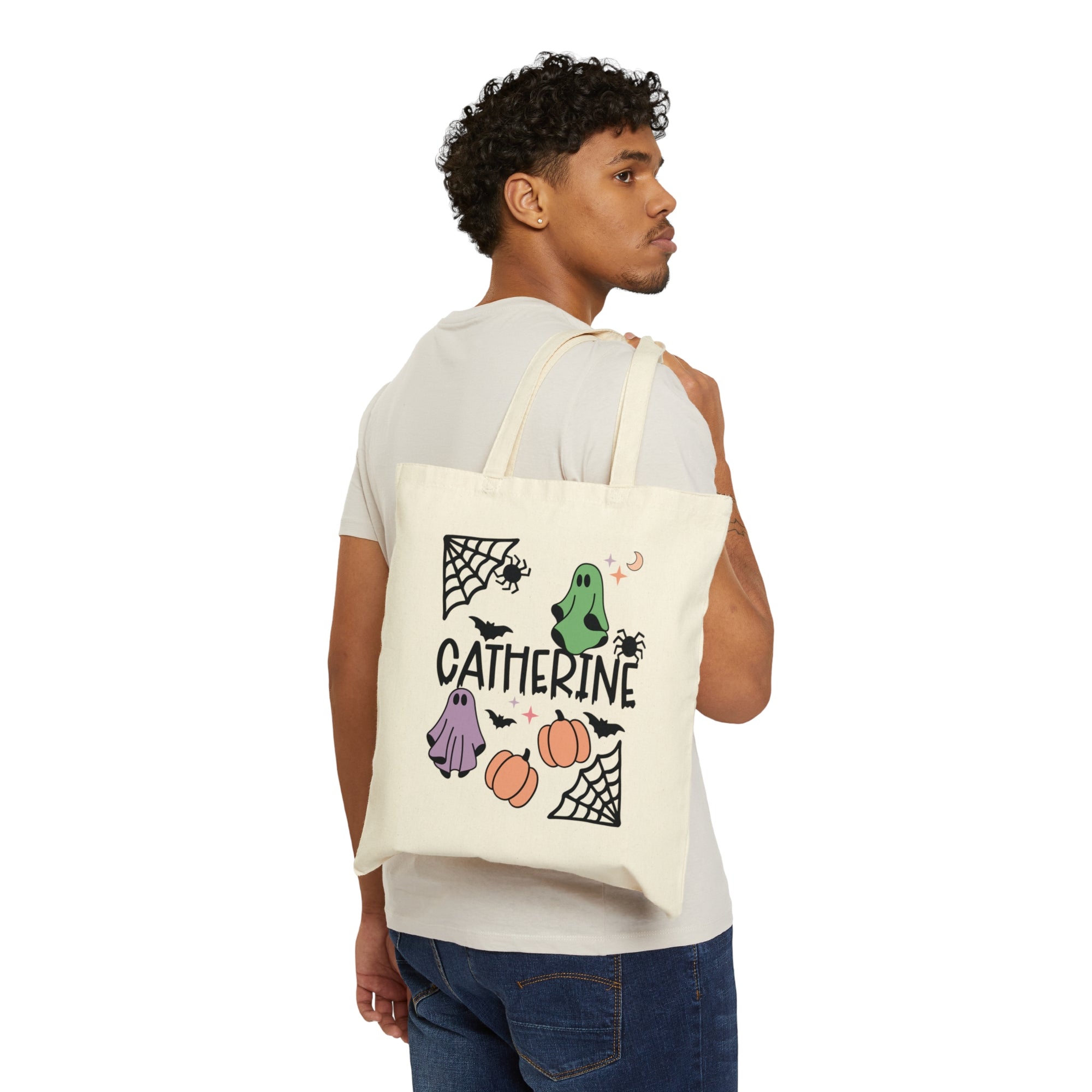 Personalized Trick or Treat Tote Bag