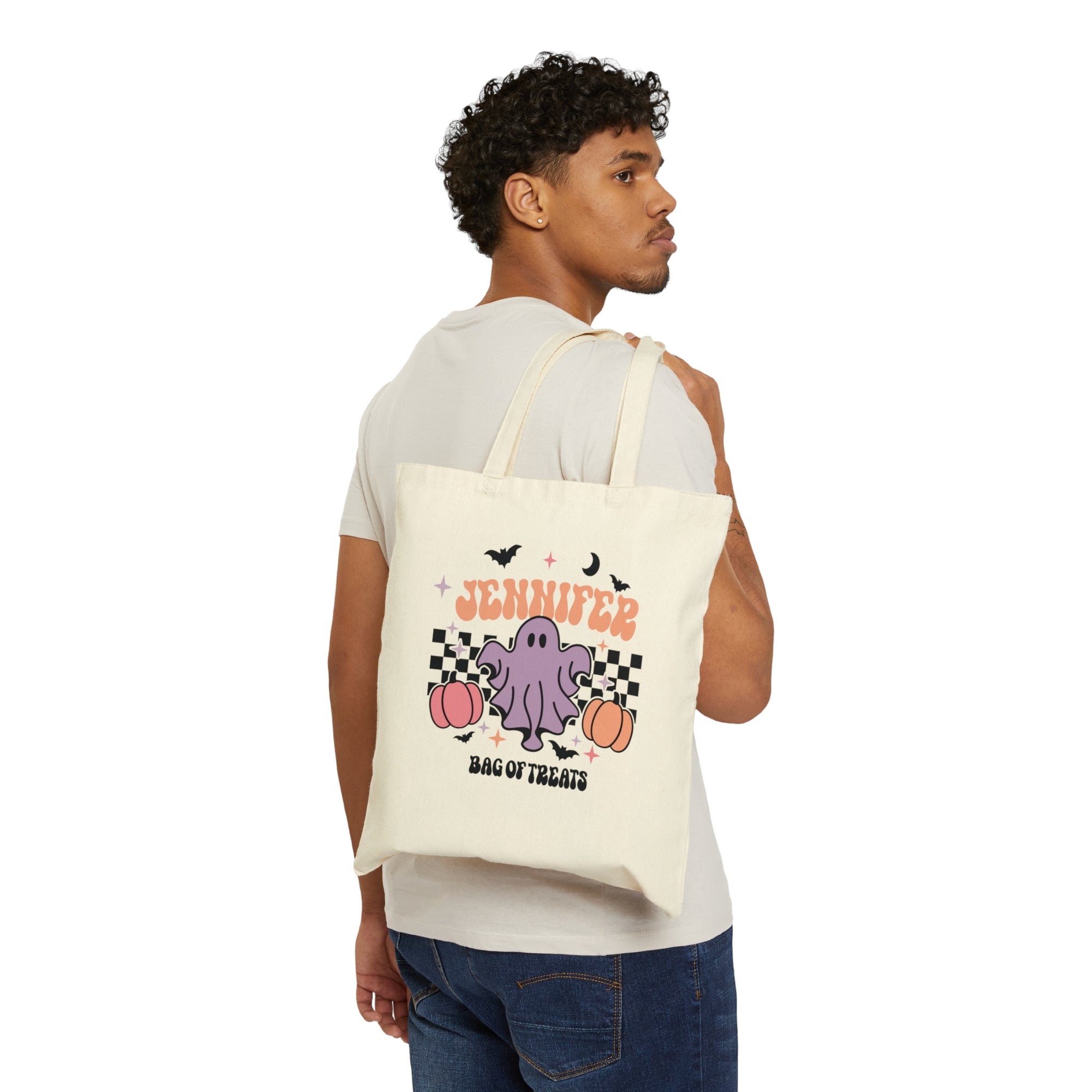 Copy of Personalized Trick or Treat Tote Bag