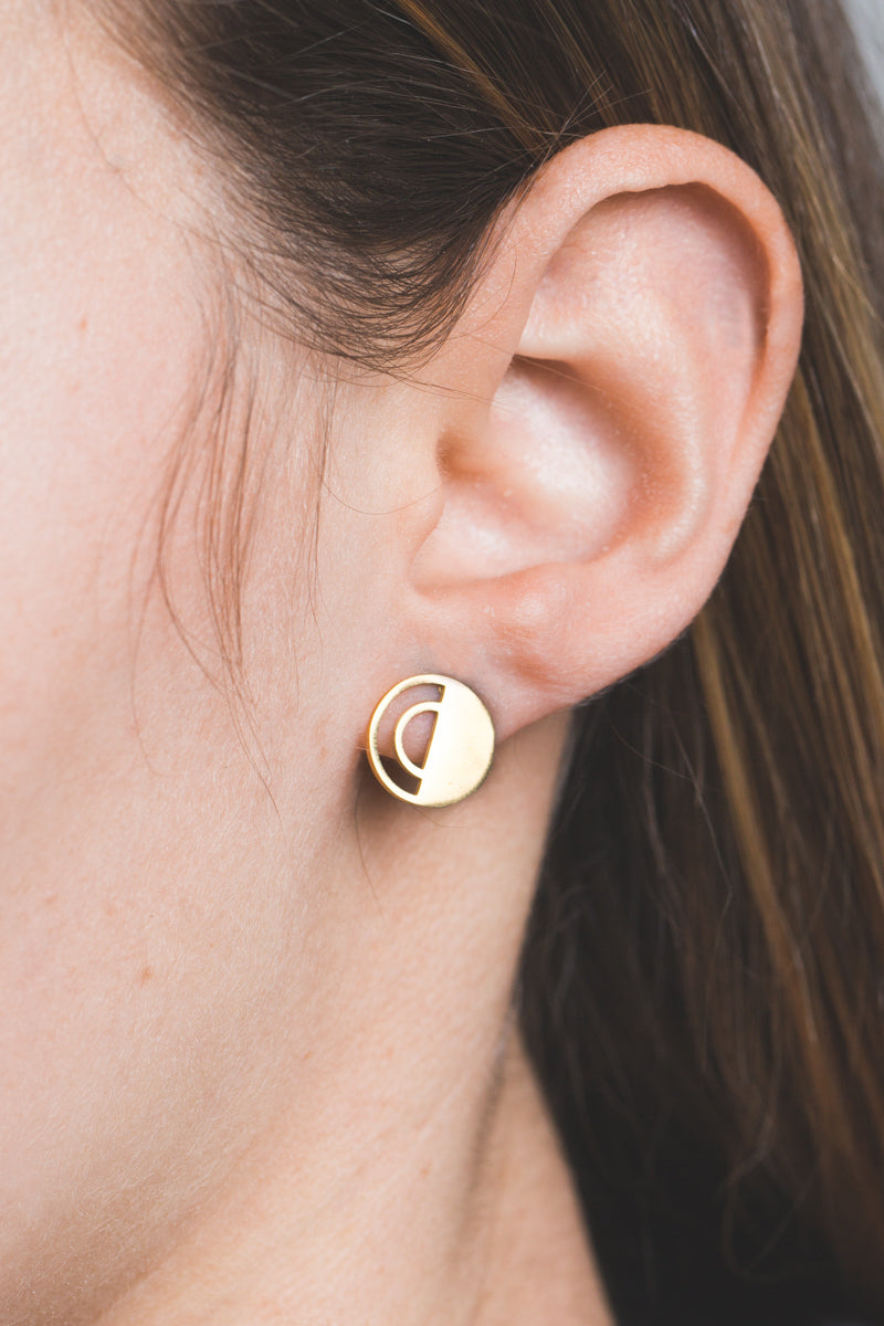 Echo Bounce Earrings | Gold (14K)