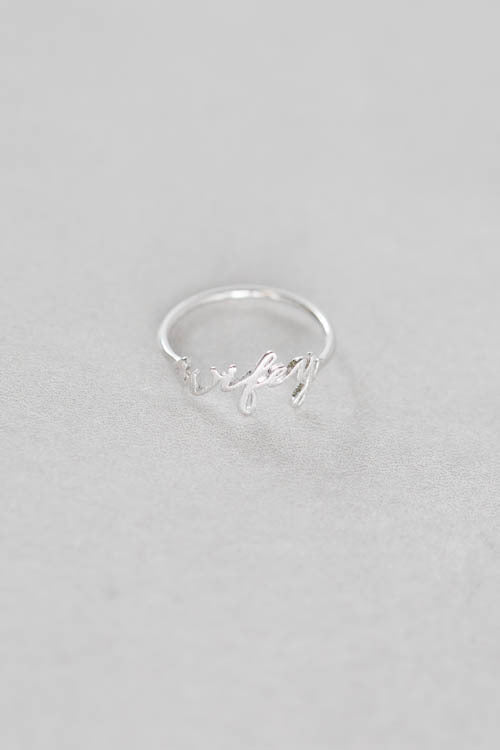 Wifey Ring | Silver