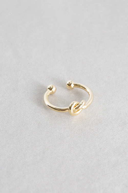 Knot Adjustable Ring | Gold