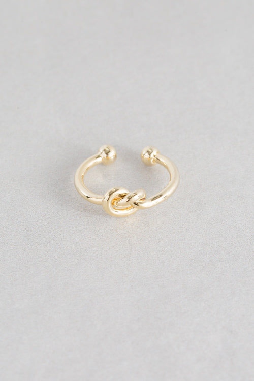 Knot Adjustable Ring | Gold