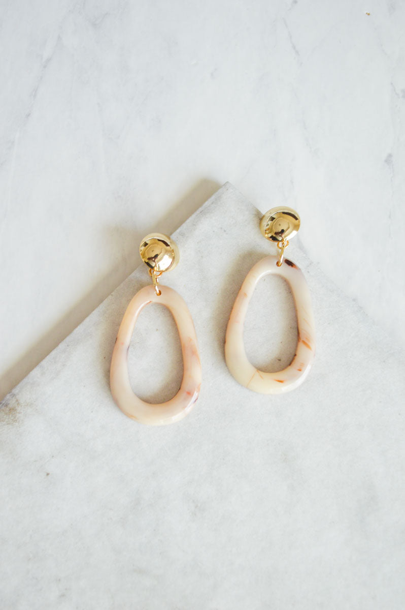 Neema Resin Drop Earrings