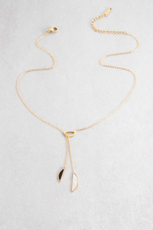 Elia Lariat Necklace | Gold (14K)