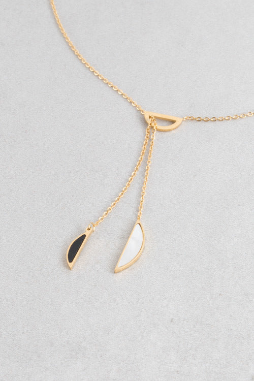 Elia Lariat Necklace | Gold (14K)